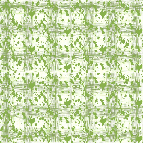 Vecteur de motif sans couture en toile tachetée verte — Image vectorielle