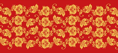 Hohloma şube hatları sorunsuz tasarlamak vektör