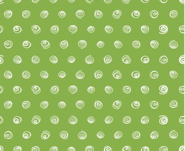 Swirls yeşil arka plan, seamless modeli üzerinde