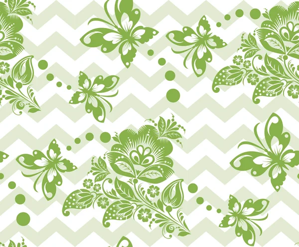 Spring russian floral seamless pattern background — Stock Photo, Image