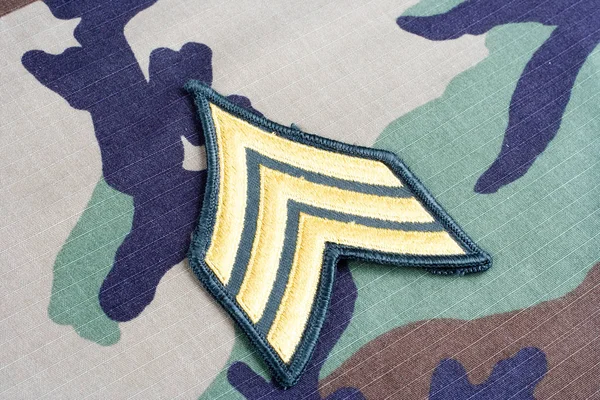 Kiev Ukraine Juni 2015 Army Sergeant Rang Patch Forest Camouflage — Stockfoto