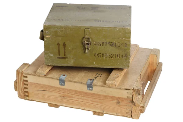 Στρατός κουτί των πυρομαχικών — Φωτογραφία Αρχείου