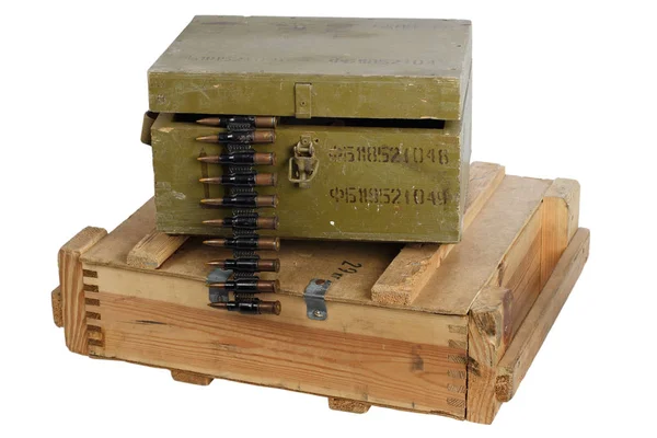 Army box of ammunition — Stock Photo, Image