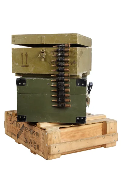 Army box of ammunition — Stock Photo, Image