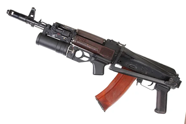 Gp-25 유탄 발사기와 Kalashnikov Ak 74 — 스톡 사진