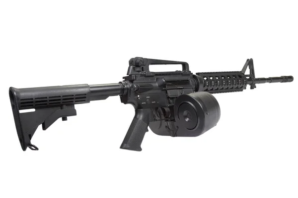 Assault rifle isolated on a white background — Stock Photo, Image