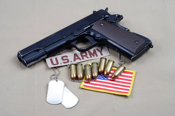 Pistola Uniforme Exército — Fotografia de Stock