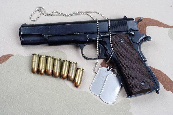 Pistola Uniforme Del Ejército — Foto de Stock