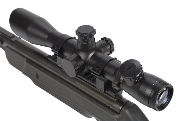 Âmbito sniper montado no airrifle — Fotografia de Stock