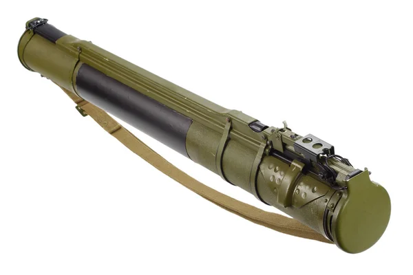Lanzagranadas Propulsado Por Cohete Antitanque Tipo Bazooka Aislado Blanco — Foto de Stock