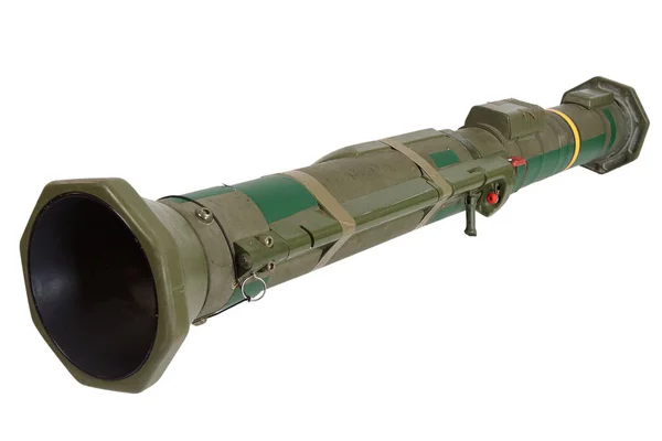 Tank Raket Drivs Granat Launcher Isolerad Vit — Stockfoto