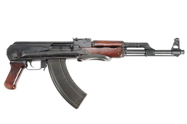 Zeldzame Eerste Model Assault Rifle Geïsoleerd Wit — Stockfoto