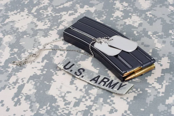 Lőszer Terepszínű Egyenruhát Army Magazin — Stock Fotó