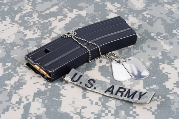 Magazine Ammo Camouflage Army Uniform — Stock Photo, Image