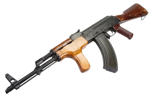 Kalashnikov Akm Aislado Sobre Fondo Blanco — Foto de Stock