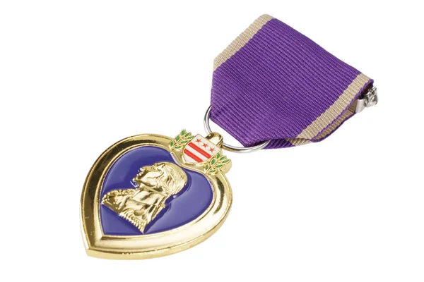 Purple Heart Decorazione Militare Degli Stati Uniti — Foto Stock