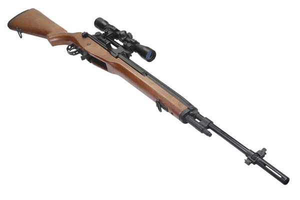M14 Sniper Rifle Isolated — Stock Photo, Image