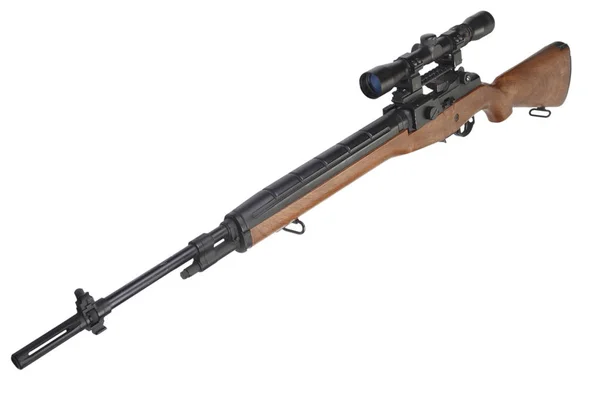 Rifle Sniper M14 Isolado — Fotografia de Stock