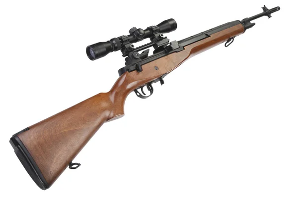 M14 Sniper Rifle Isolated — Stock Photo, Image
