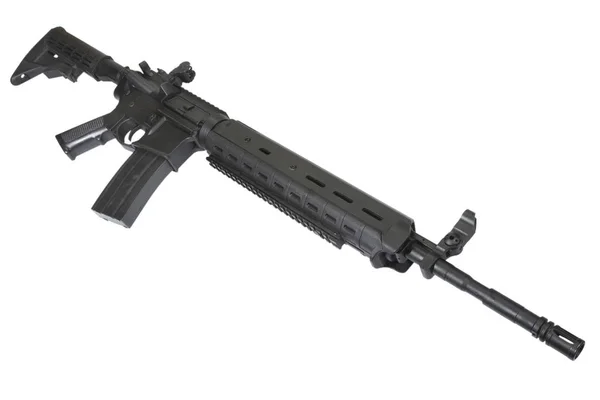 Fusil M16 Aislado Sobre Fondo Blanco — Foto de Stock