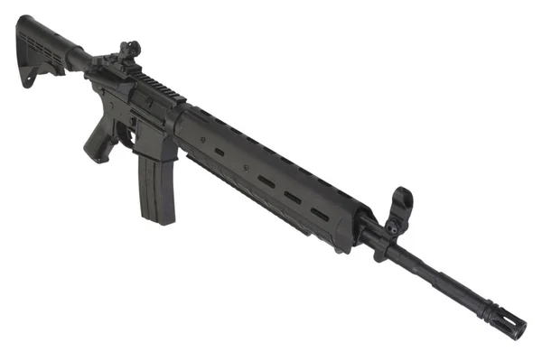 M16 Puška Izolovaných Bílém Pozadí — Stock fotografie