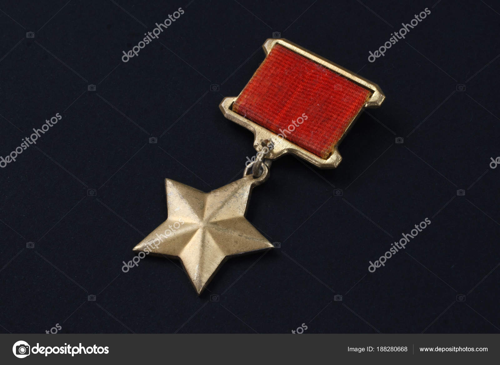 金星勋章是一种特殊的徽章用来识别苏联的称号的接收者——图库图片© zim90 #188280668