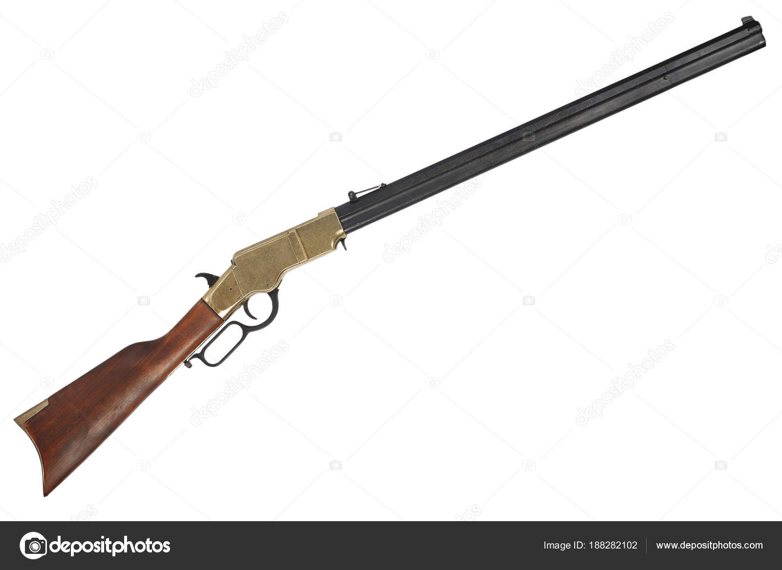 Wild west period repeating rifle Stock Photo by ©zim90 188282102