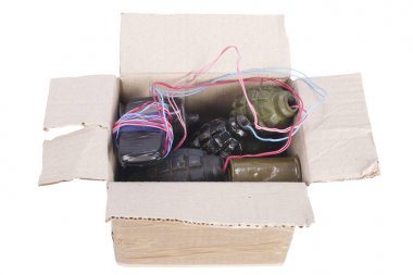 IED - Mailbomb (Improvised Explosive Device in mailbox) clipart