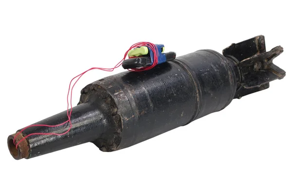 Improvised explosive device (IED ) from tank projectile — Stock Photo, Image