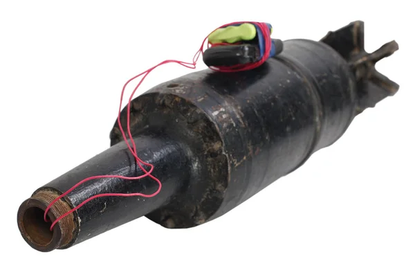 Improvised explosive device (IED ) from tank projectile — Stock Photo, Image