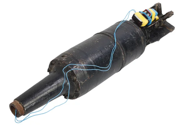 Improvised explosive device (IED ) from tank projectile — Stock Photo, Image