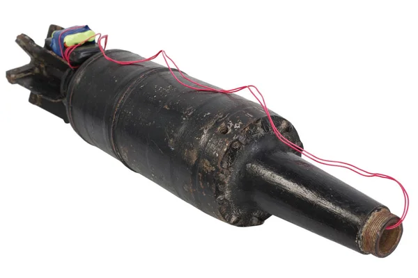 Improvised explosive device (IED ) from tank projectile — Stock Photo, Image