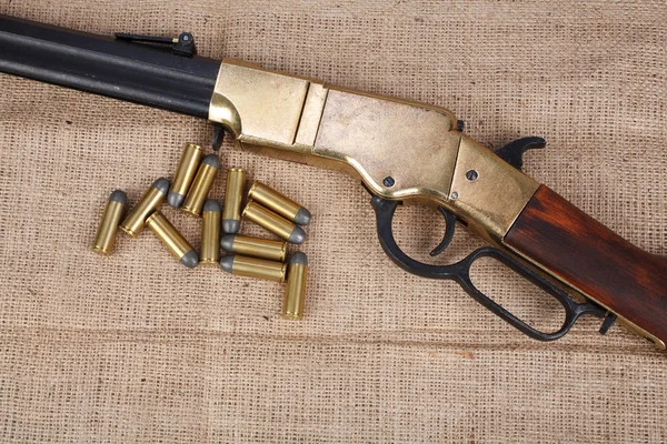 Wild west period repeating rifle — Stock Photo, Image