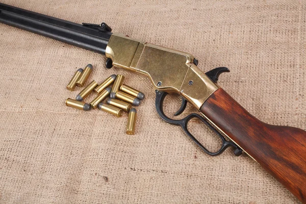 Wild west period repeating rifle — Stock Photo, Image