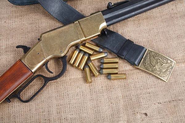 Período Guerra Civil Repitiendo Rifle Aislado — Foto de Stock