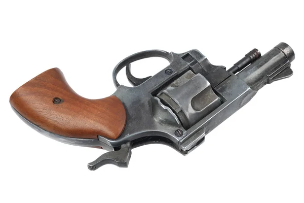 Revolver izolovaný na bílém — Stock fotografie