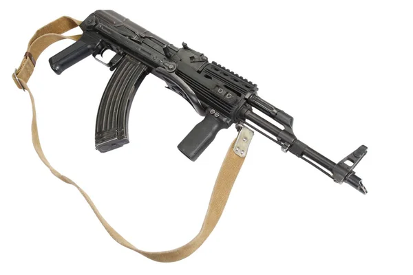Kalashnikov Isolated White — Stock Photo, Image
