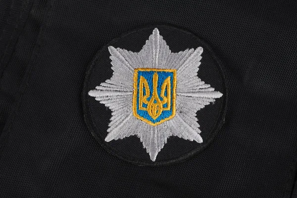 Київ Україна Листопада 2016 Патч Знак Національної Поліції України Національної — стокове фото