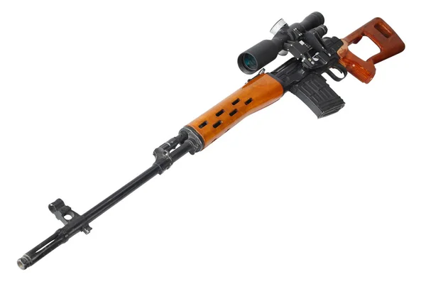 Fusil de sniper SVD isolé — Photo