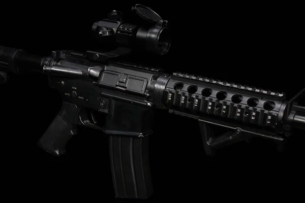 M4 assault rifle with optic sight — Stock Photo, Image