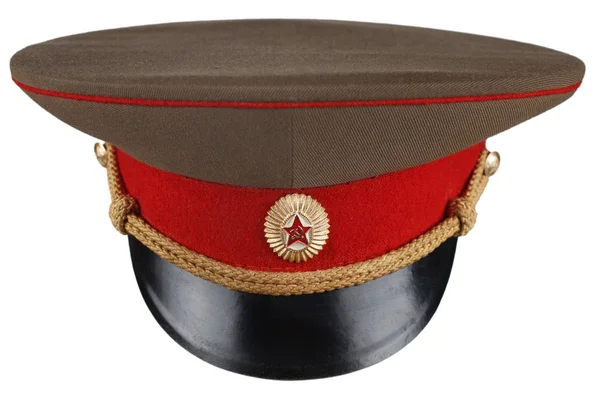 Кашкет радянського піхотного офіцера — стокове фото