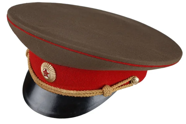 Soviet Army infantry officer forage cap — 스톡 사진