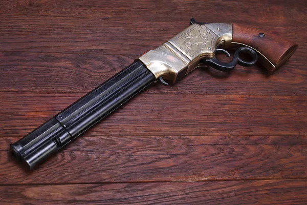 Wild West vintage weapon - Volcanic Repeating Pistol — 스톡 사진