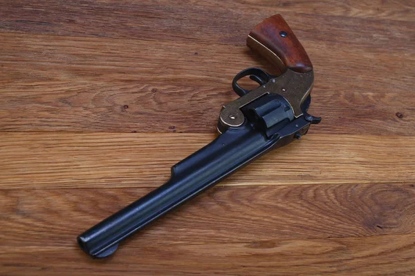 Wild West éra .44 Smith a Wesson jeden akční revolver — Stock fotografie