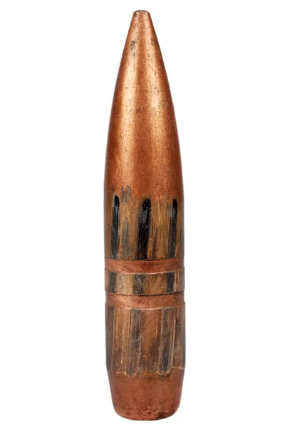 Kulka Výstřelu Těžkého Kulometu Dshk Nebo Materiálové Odstřelovací Pušky Používané — Stock fotografie
