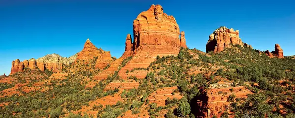 Cibola Rock Panorama viewed from the Lost Trail — Stock Photo, Image