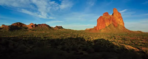 Soudu Rock a Eagletail Mountains panorama Stock Fotografie