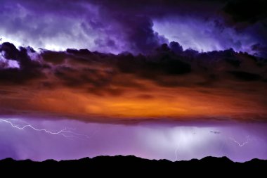 Erimiş muson gökyüzü