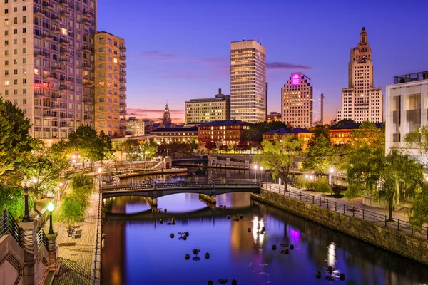 Providence, Rhode Island Cityscape — Stok fotoğraf