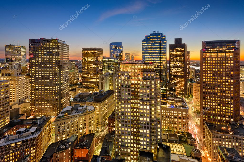 Boston Financial District — Stock Photo © sepavone 126906672